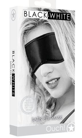 White Satin Eye Mask Blindfold for Relaxation and Intimate Moments > Bondage Gear > Blindfolds