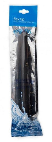 Ergoflo 20cm Silicone Flex Tip Nozzle for Versatile Use Black Douches