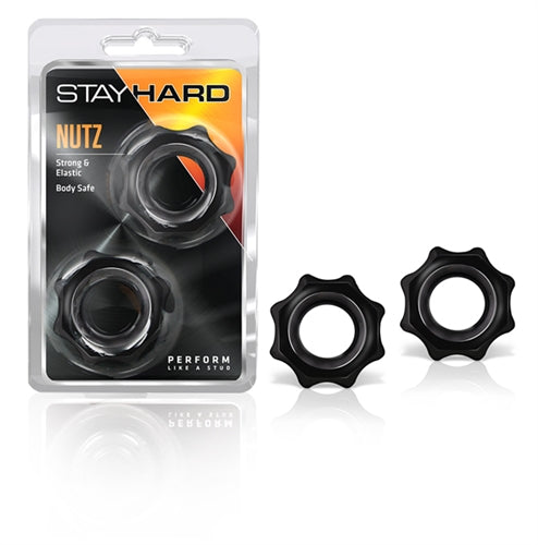 Stay Hard Nutz Cock Rings Set of 2 COCK RING Set