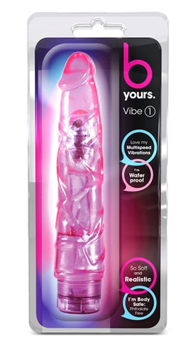 B Yours Vibe No 1 Purple Realistic Vibrator 9 Inch Purple Vibrators