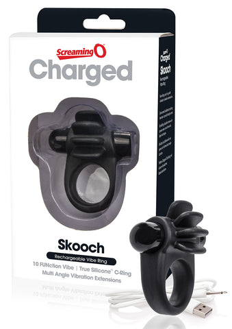 Skooch Charged – Rechargeable Vibrating Cock Ring with Textured Stimulation > Sex Toys > Couples Toys