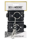 Shadow Handcuffs – Faux Leather Restraint Handcuffs > Bondage Gear > Restraints