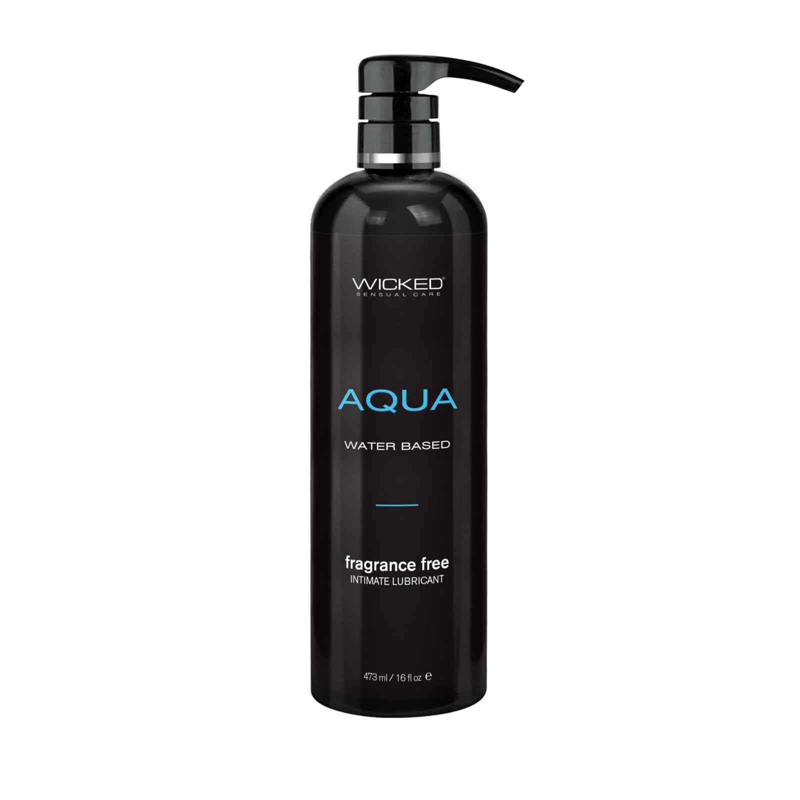 Wicked Aqua Water Based Lubricant 473ml > Lube > Water Based