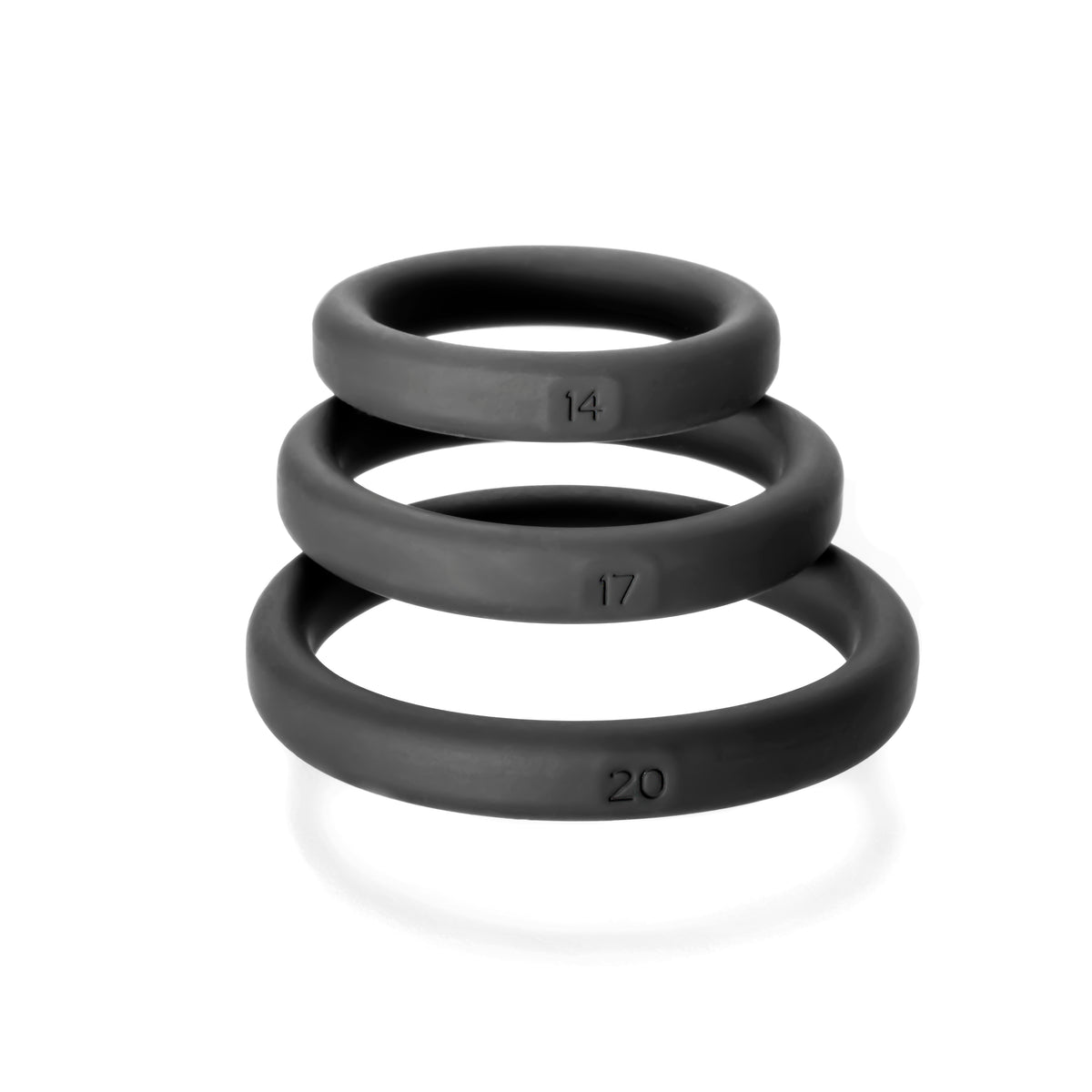 Perfect Fit XactFit Cock Ring – Precision Sizing 1.4, 1.7, 2.0 Inches Cock Ring Black > Cock Ring > Adjustable