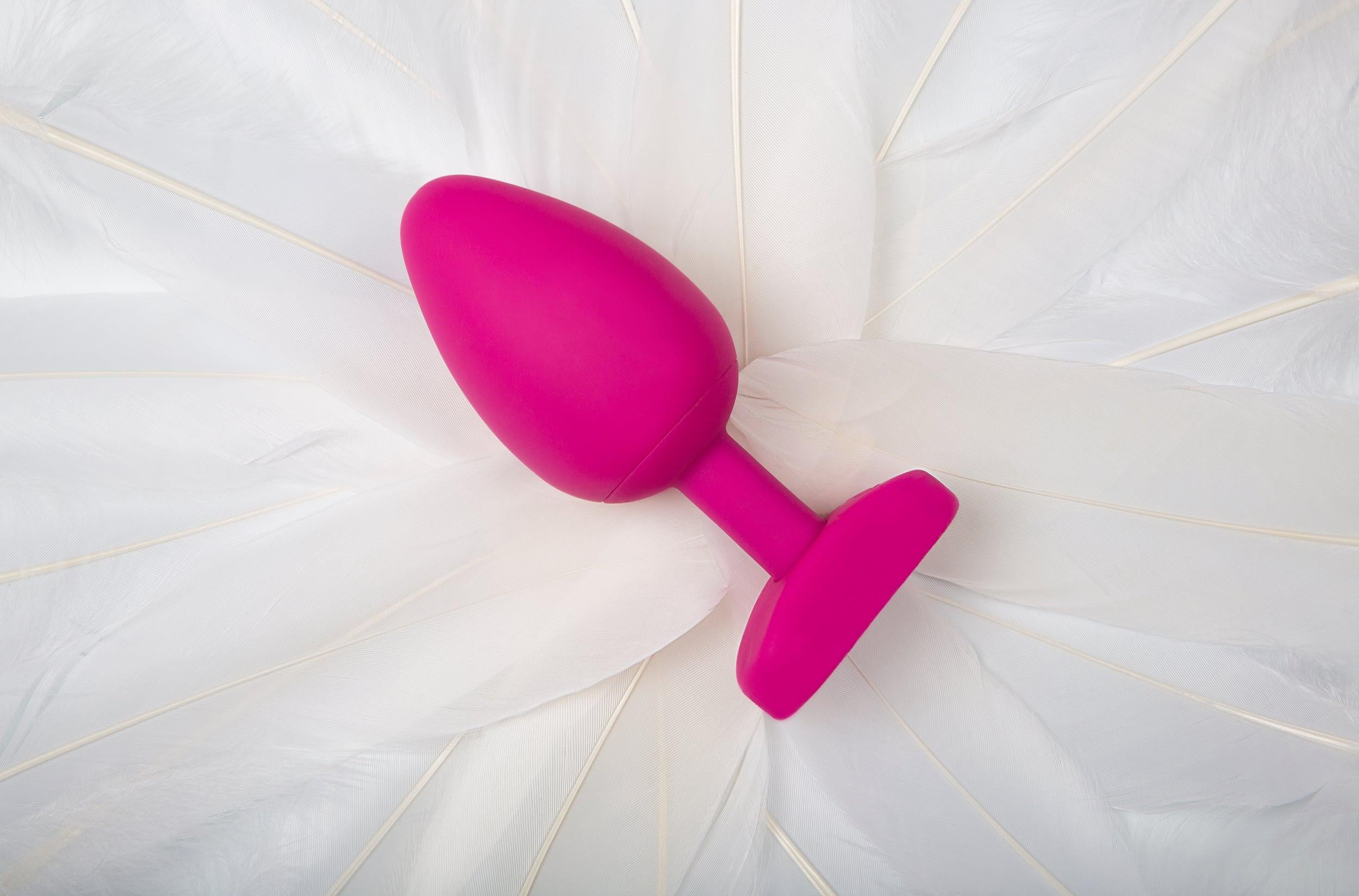 Gplug Large Bioskin Sweet Raspberry 3.9cm for Pleasure Butt Plugs