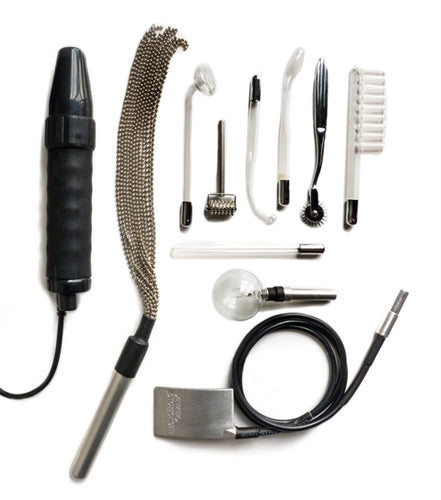 Kinklab Agent Noir Neon Wand Kit – ElectroErotic Sensation Set Electrosex Kit E-STIM TOYS