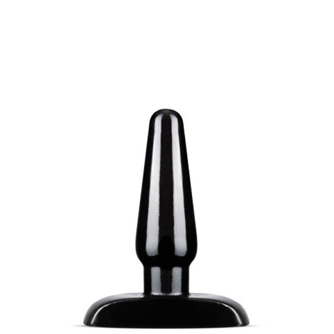 Blush Basic Small Anal Plug Tapered Black for New Sensations Butt Plugs