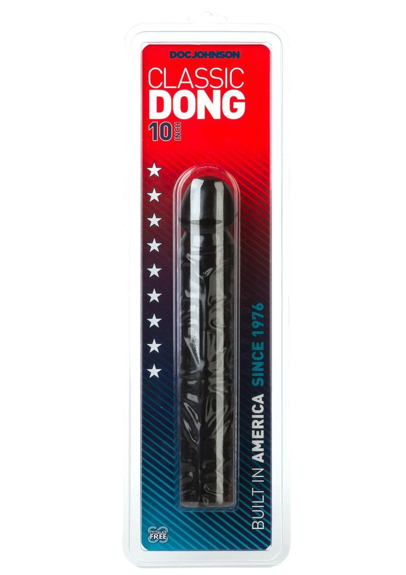 Doc Johnson Classic Dong 10 Inch – Phthalate-Free Body-Safe Dong > Dildos > Large Dildos