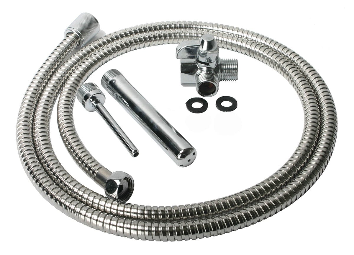Shower Metal Deluxe System with 6ft Hose and Nozzles Douches