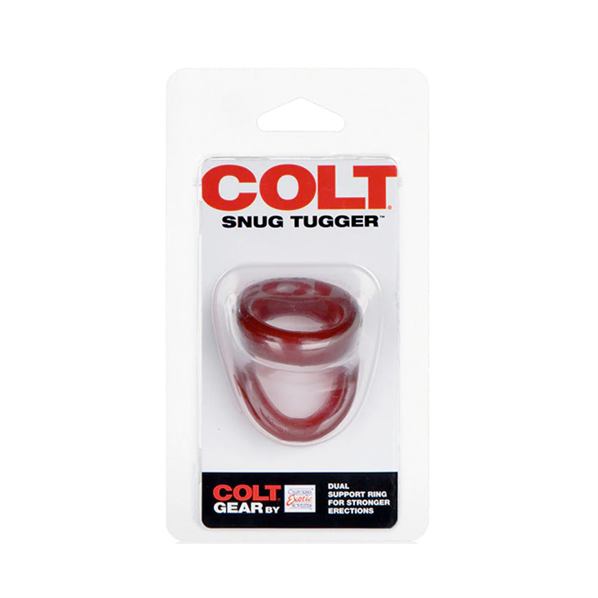 Colt Snug Tugger – Phthalate-Free Thermoplastic Rubber Double Cock Ring with Scrotum Support > Cock Ring > Sling