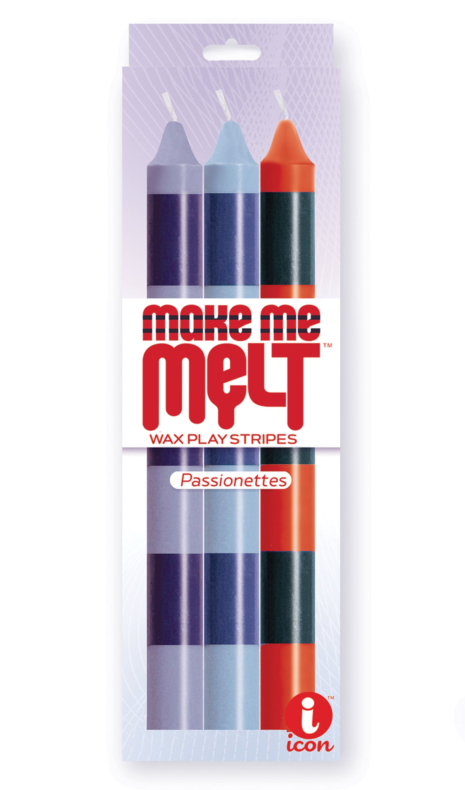 The 9's Make Me Melt Drip Candle 3-Pk, Passionettes 20cm Long > Candles > Drip