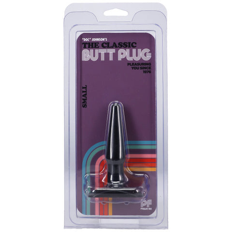Classic Smooth Butt Plug Small Black > Anal Range > Butt Plugs
