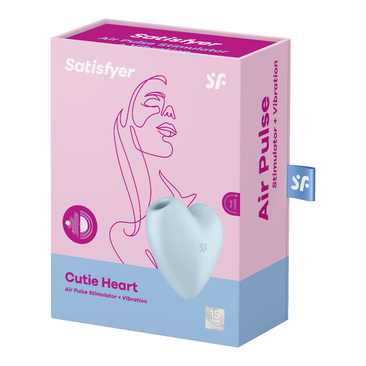 Satisfyer Cutie Heart Vibrator – Air Pulsation Stimulator Silicone Vibrator > Sex Toys For Ladies > Air Pulsation