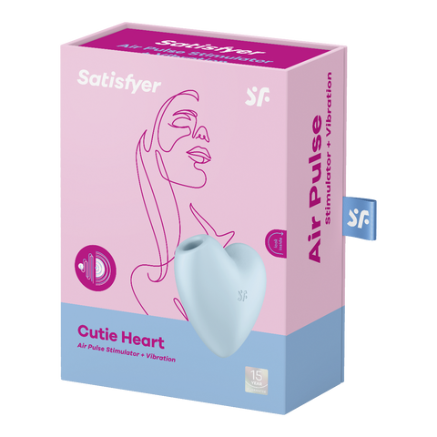 Satisfyer Cutie Heart Vibrator – Air Pulsation Stimulator Silicone Vibrator > Sex Toys For Ladies > Air Pulsation