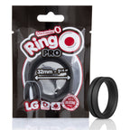 RingO Pro LG – Body-Safe Silicone Stretchy 1.25 Inch Penis Ring Black > Cock Ring > Single