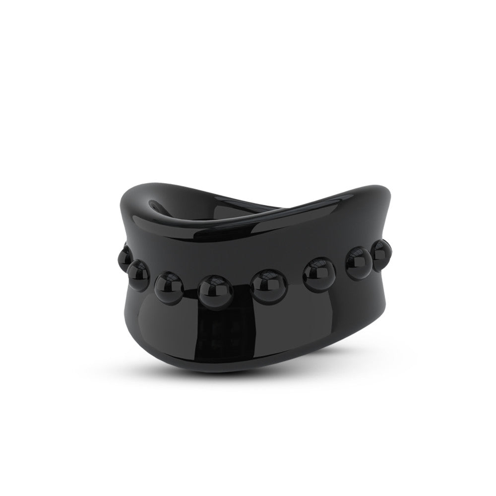 Stay Hard Beef Ball Stretcher Snug Black 1.5 Inch > Sex Toys For Men > Ball Stretchers