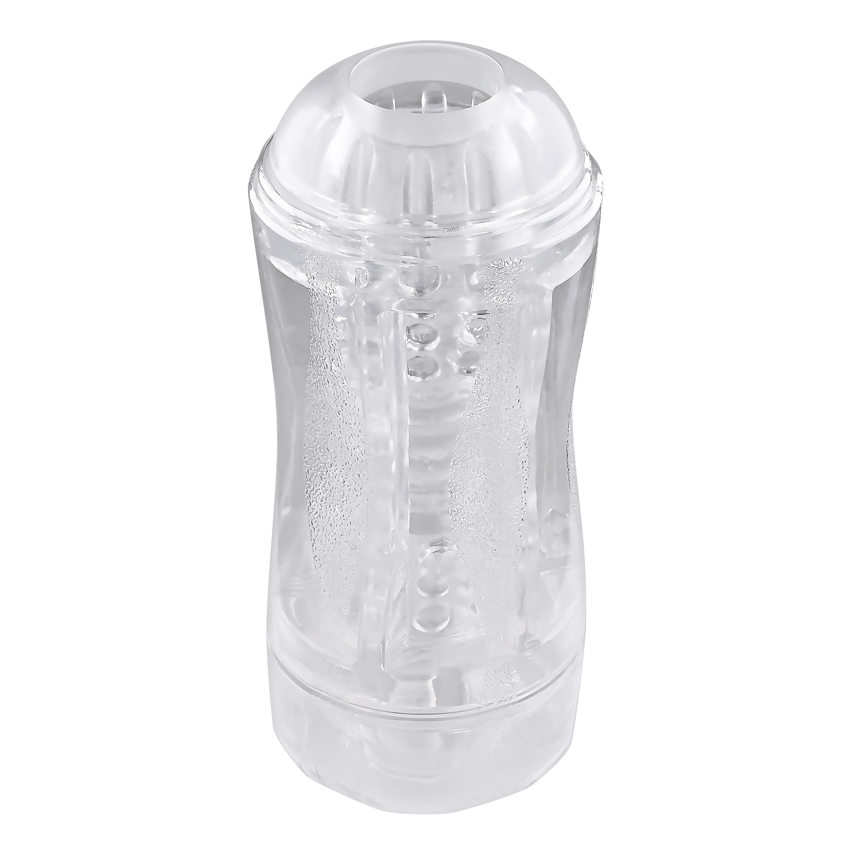 Gender X Double Fantasy – Dual-Ended Transparent Stroker > Sex Toys For Men > Masturbators Cup