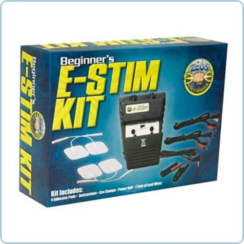 Zeus Beginner Electrosex Kit Black E-STIM TOYS