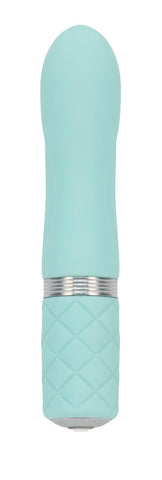 Pillow Talk Flirty Teal Vibrator for Playful Exploration