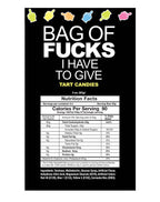 Bag of Fucks I Have to Give Bag of 25 Count > Novelties > Candy & Edible Items