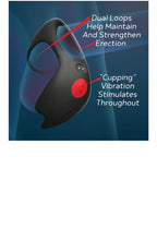Red Dot V3 (Black/Red) – Remote-Controlled Vibrating Cock Ring > Sex Toys > Remote Control Toys