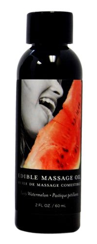Edible Massage Oil Juicy Watermelon Flavored 59ml Bottle > Essentials > Massage Oil