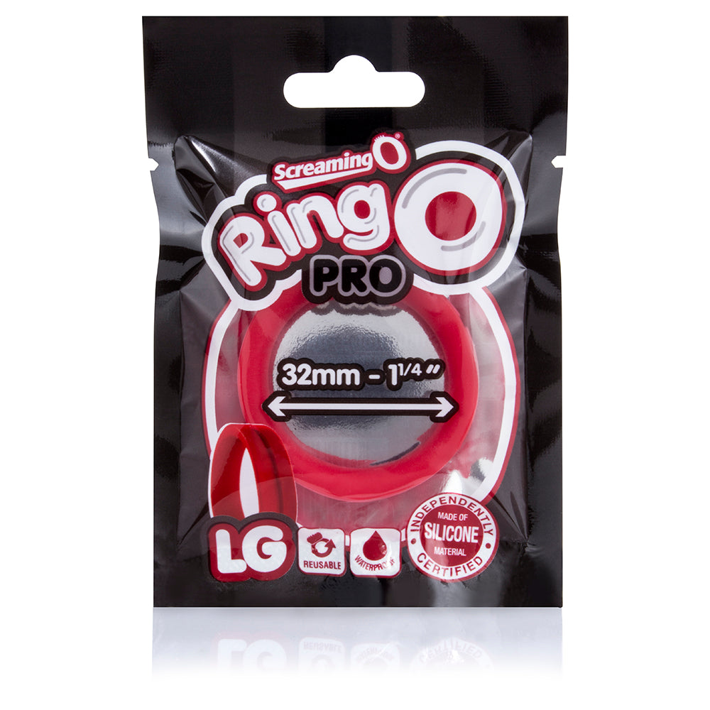 RingO Pro LG – Body-Safe Silicone Stretchy 1.25 Inch Penis Ring > Cock Ring > Single