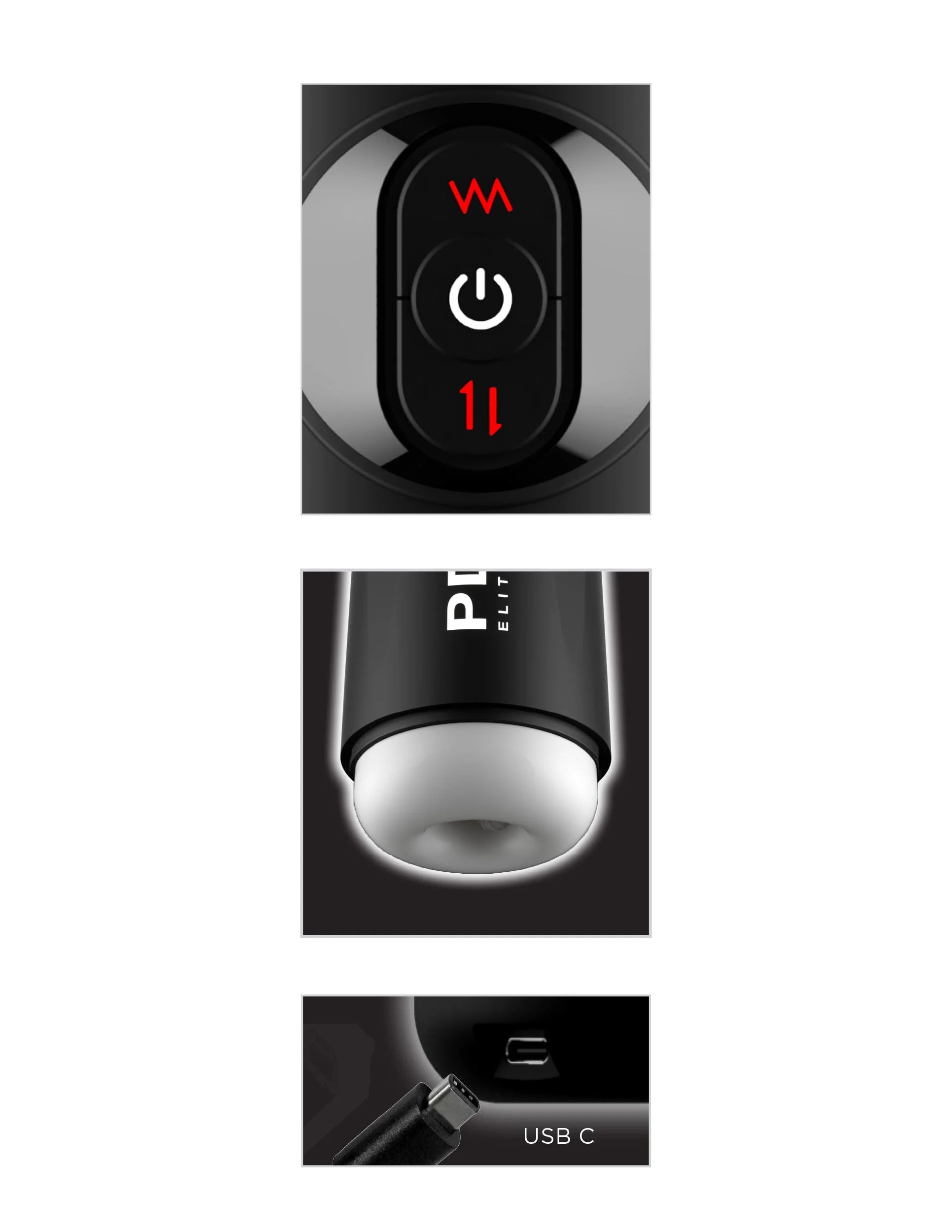 Pdx Elite Moto Milker Suction Stroker > Sex Toys For Men > Masturbators > Vibrating