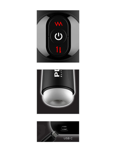 Pdx Elite Moto Milker Suction Stroker > Sex Toys For Men > Masturbators > Vibrating