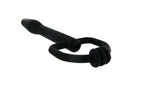 The Hallows Cum-Thru D-Ring Penis Plug – Flexible Silicone Urethral Plug