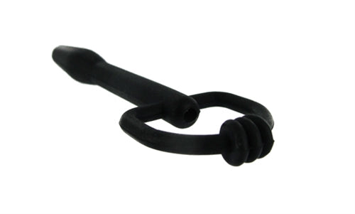 The Hallows Cum-Thru D-Ring Penis Plug – Flexible Silicone Urethral Plug