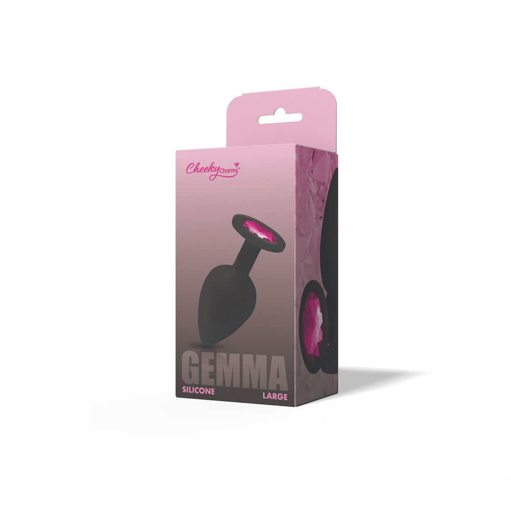 Gemma Silicone Jewel Butt Plug – Vibrant Tapered Butt Plug