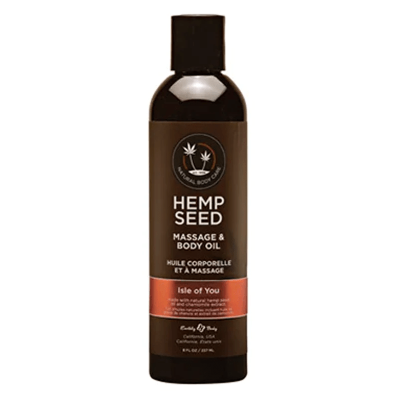 Hemp Seed Massage Oil 237ml - Coconut Water, Citrus & Vanilla Scent > Essentials > Massage Oil