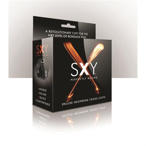 Sxy Cuffs Deluxe Neoprene Cross Wrist Restraints Pair > Bondage Gear > Restraints