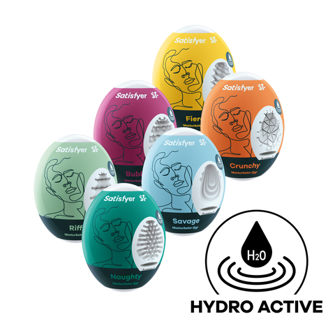 Satisfyer Masturbator Eggs Assorted Pack 6 Compact Size Masturbators > Sex Toys For Men > Masturbators Cup