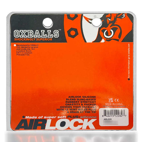 Airlock Air-Lite Vented Chastity Clear Ice for Maximum Comfort Clear Cages