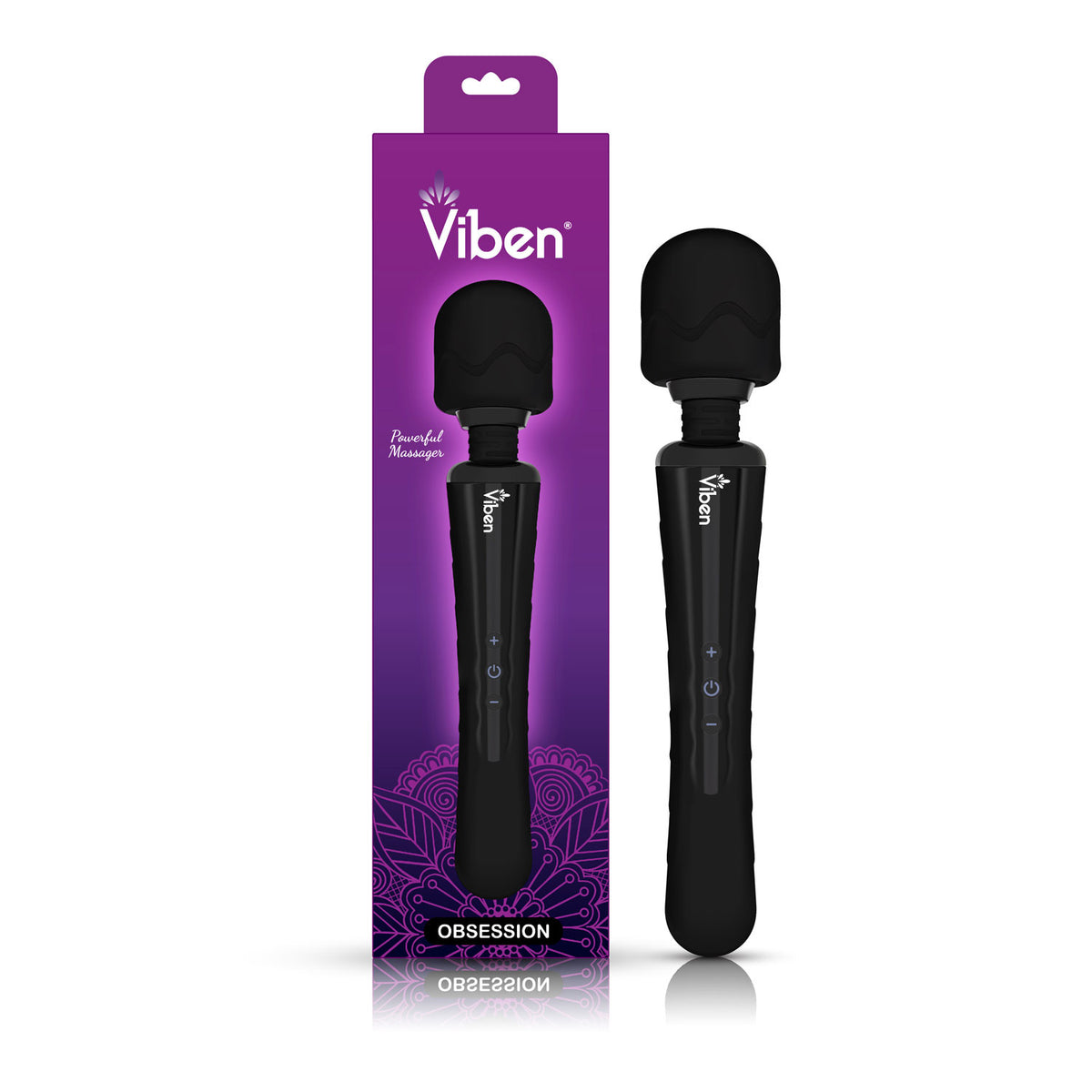 Viben Obsession Wand Massager in Black > Sex Toys > Massage Wands