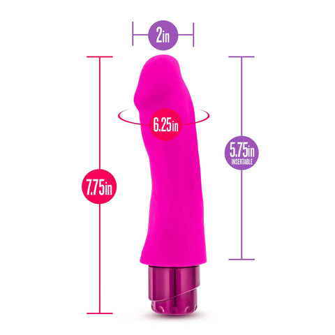 Luxe Marco Pink Vibrating Toy 7.75 Inch Length