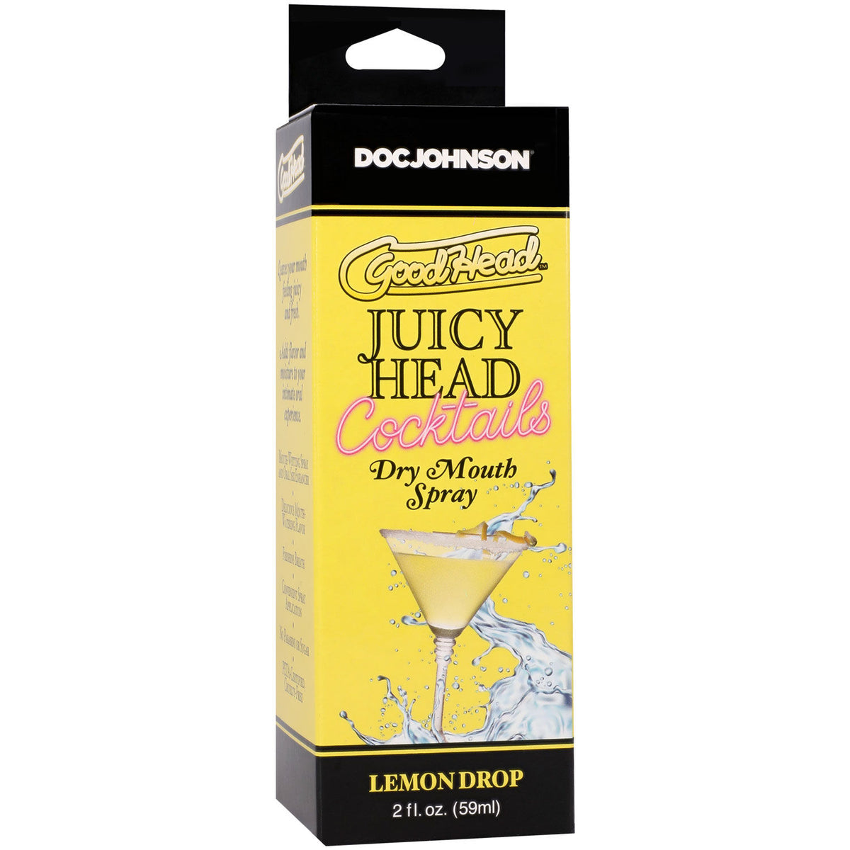 GoodHead Juicy Head Lemon Drop Dry Mouth Spray – 9ml & 59ml > Lube > Oral Gels & Sprays