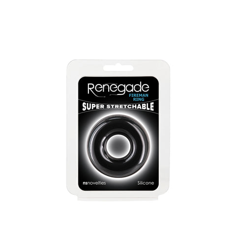 Renegade Fireman Ring - Large - Silicone Comfort Fit - Super Stretch > Cock Ring > Single