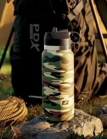 PDX Plus Fap Flask - Happy Camper Discreet Stroker Green Strokers - Manual