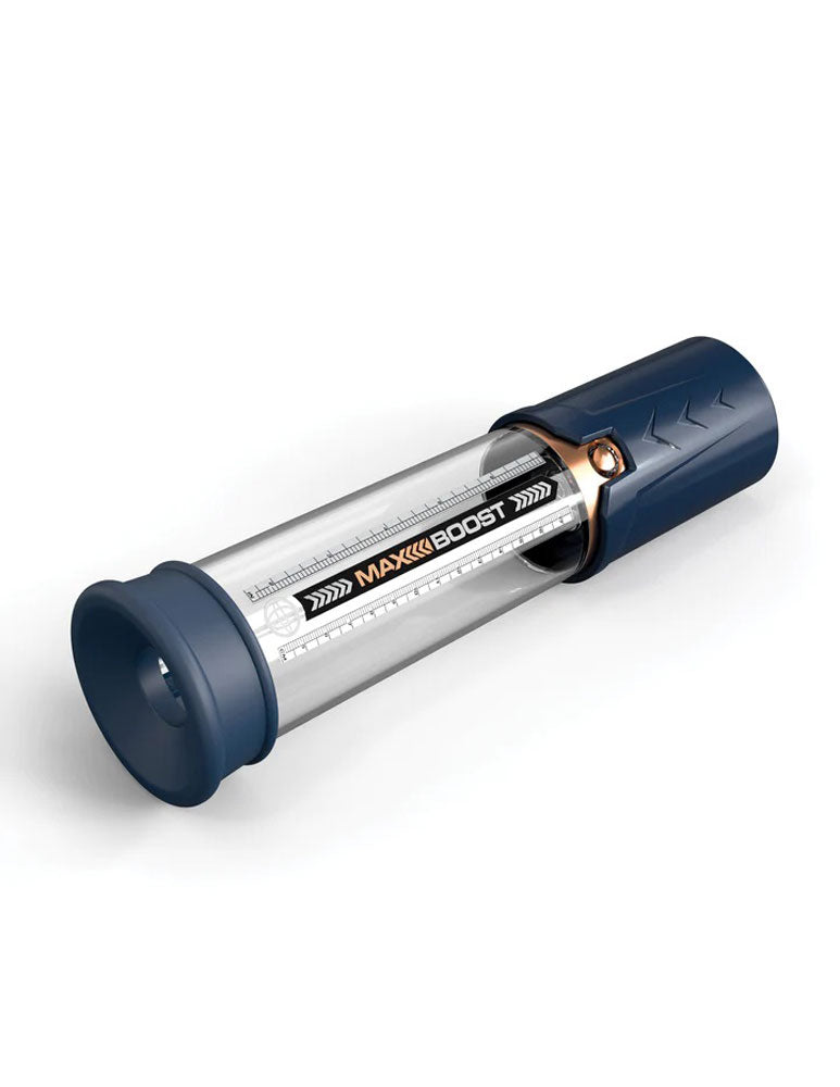 Pump Worx Max Boost Penis Pump in Blue PUMPS Male Electric