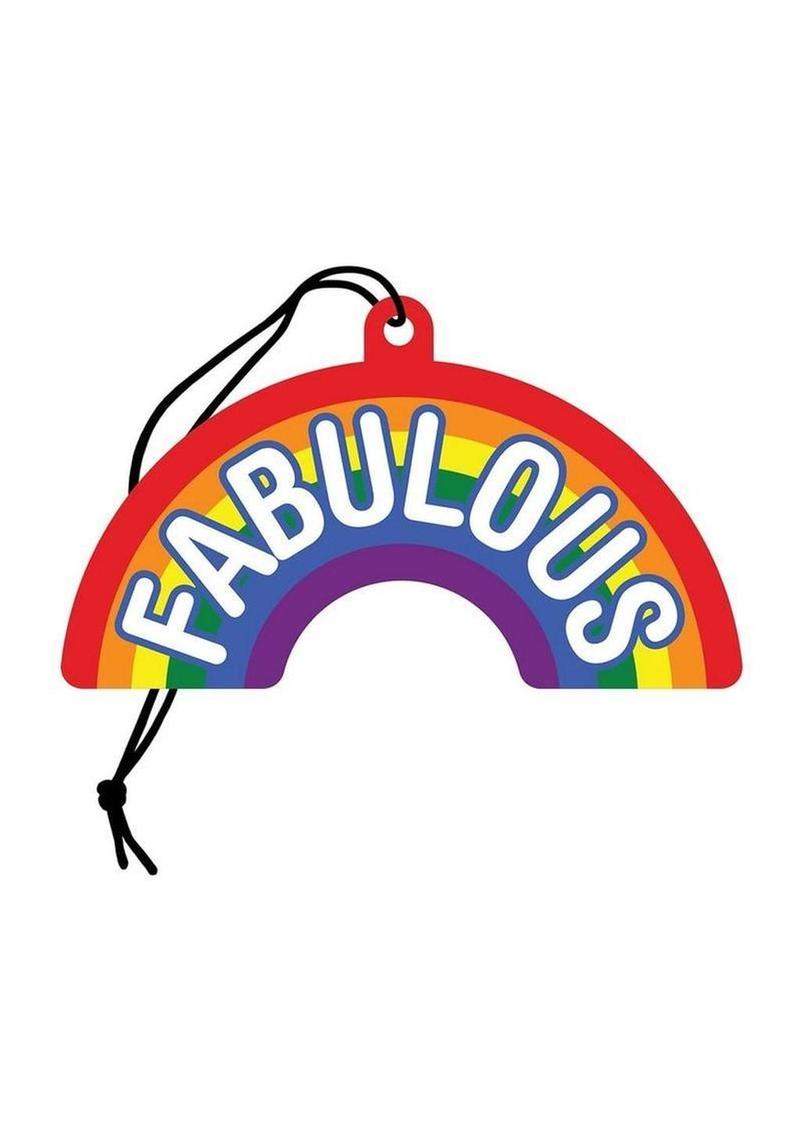 Fabulous Rainbow Air Freshener – Fresh Perfume Scent Cardboard Air Freshener > Novelties > Gag Gifts Main image