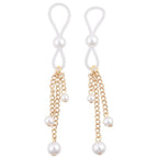 Sex & Mischief Pearl Nipple Ties – Elegant Nipple Accessory > Sex Toys > Nipple Clips