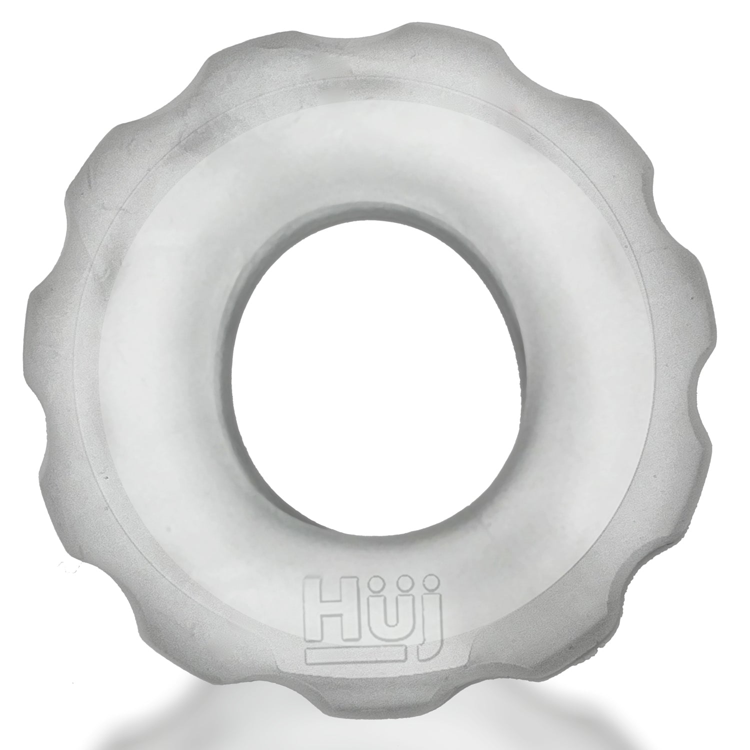 Super Hunkyjunk Three Piece Cockrings Clear Ice Clear One Size > Cock Ring > Sets