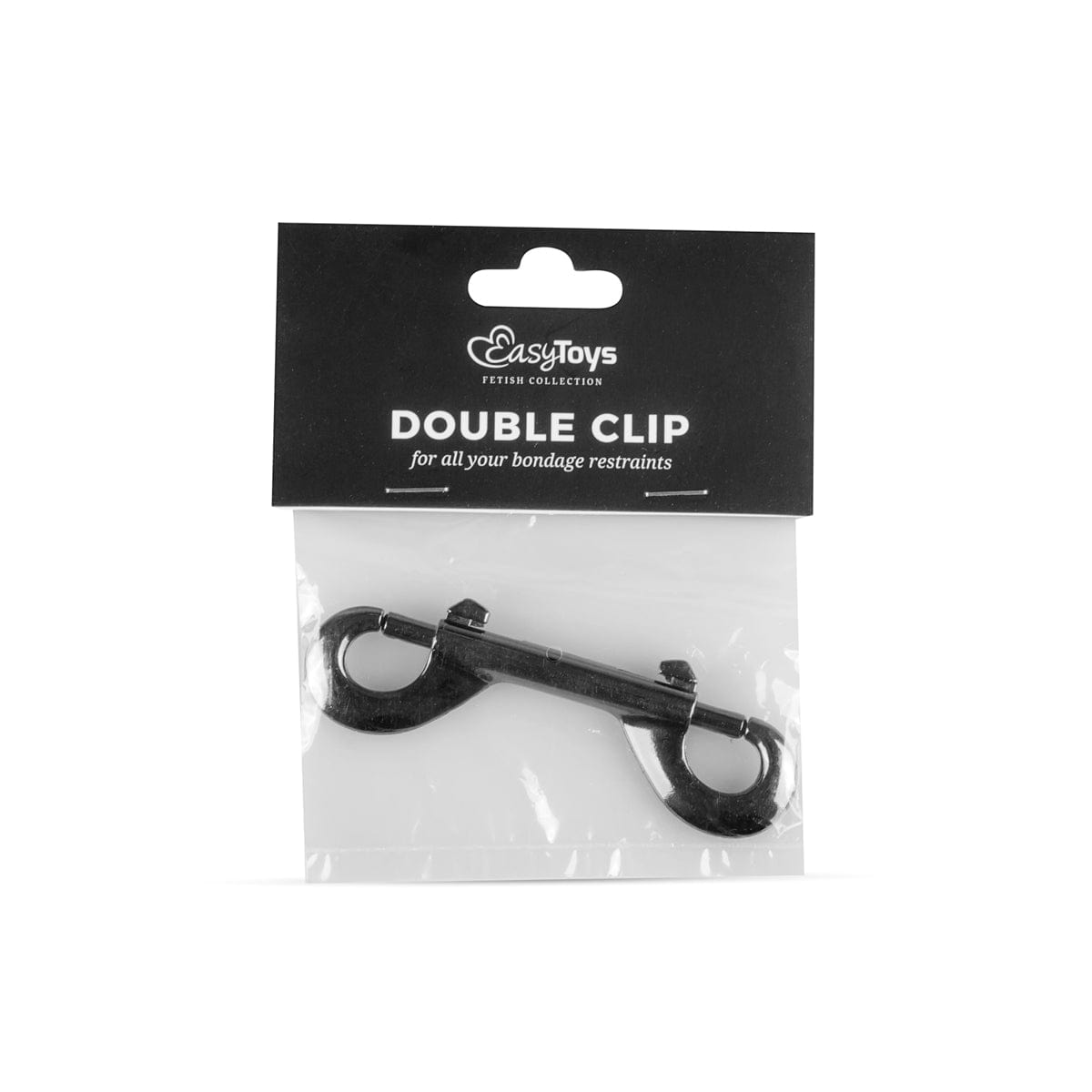 Double Clip Grey Bondage Accessory for Enhanced Pleasure Rope