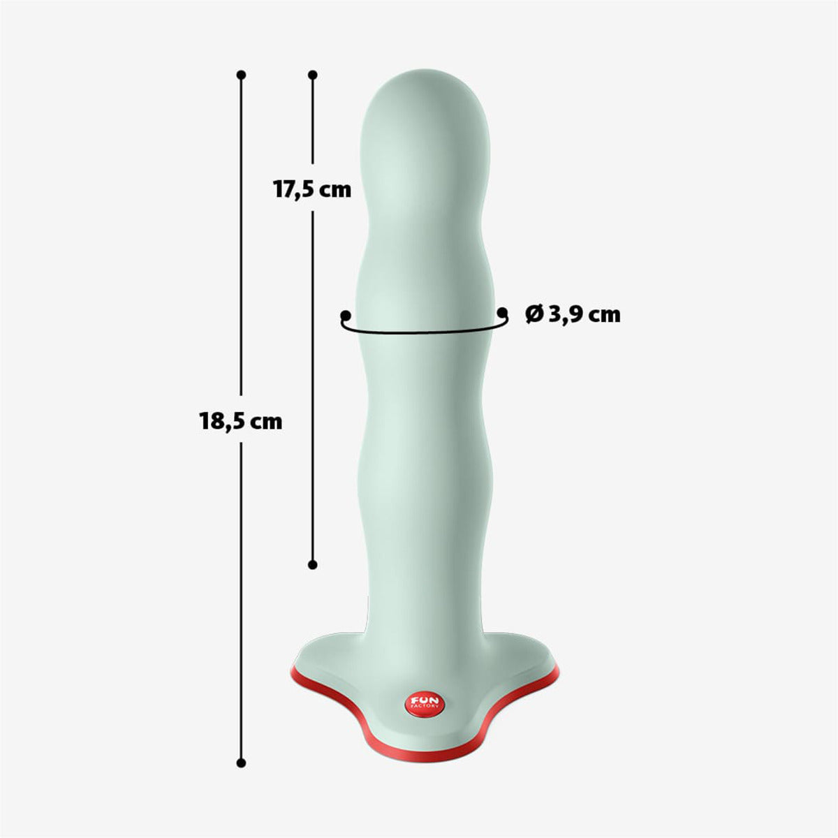 Fun Factory Bouncer Sage 18.5 cm Silicone Dildo > Dildos > Neutral Dildos