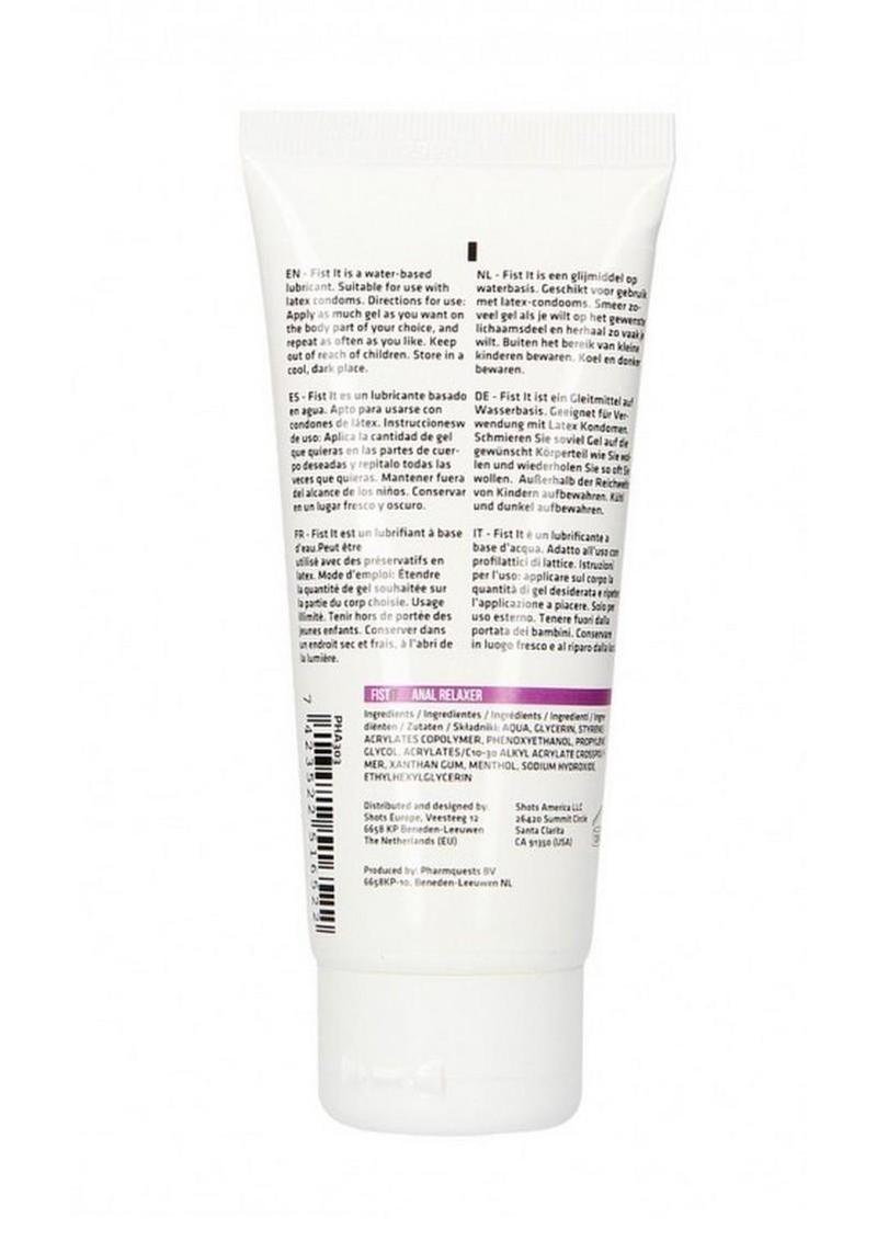 Pharmquests Fist-It – Water-Based Relaxing Lubricant 100ml Secondary image