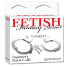 Fetish Fantasy Series Beginner's Metal Cuffs – Sturdy Restraint Accessory > Bondage Gear > Handcuffs