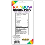 Rainbow Boobie Candy Pop – Multi-Flavored Edible Candy > Novelties > Candy & Edible Items